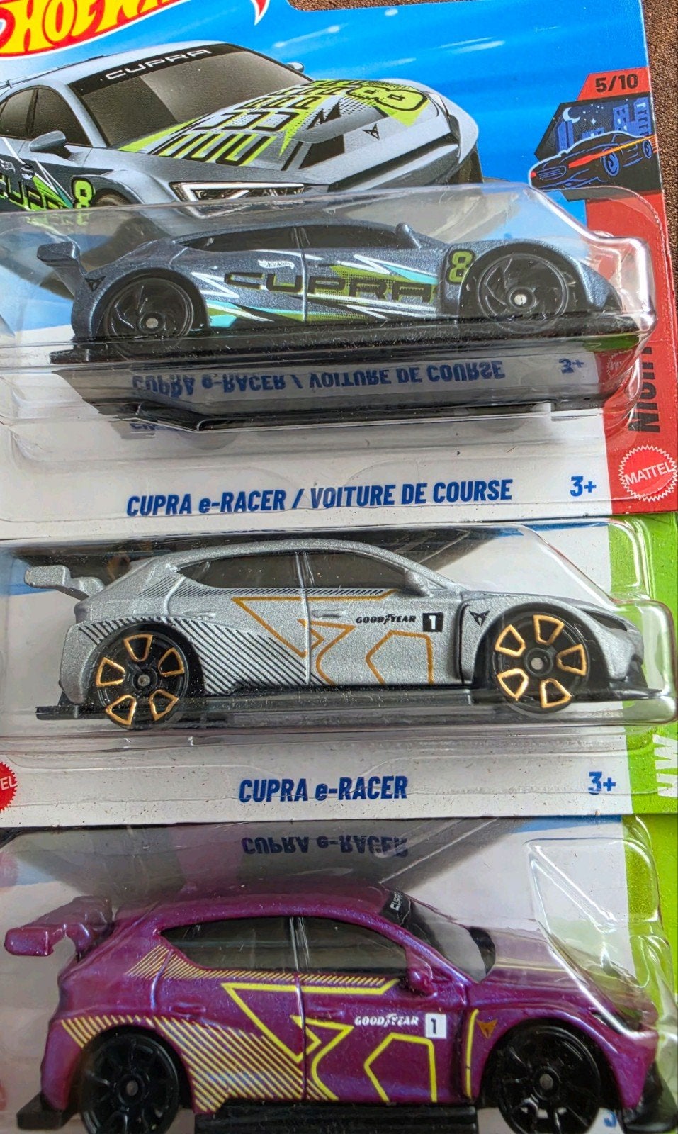 3x Hot Wheels Cupra e-Racer, Ophalen of Verzenden, Nieuw, Auto