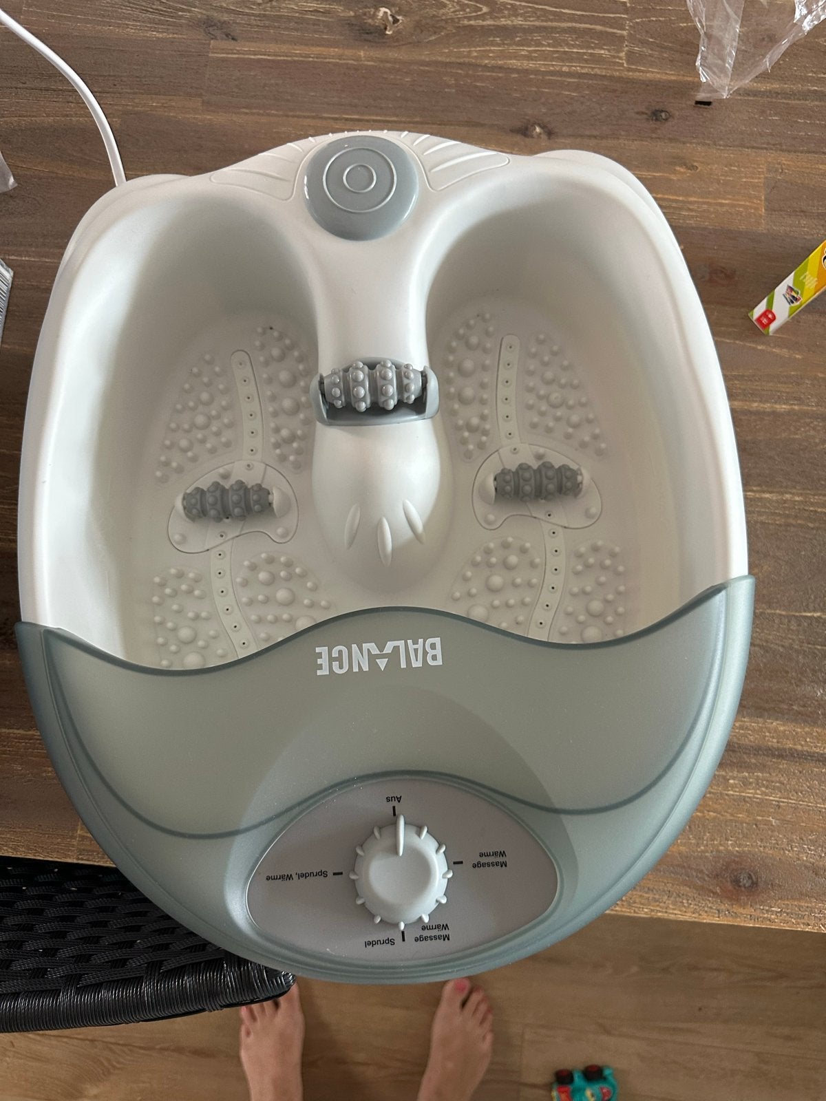 Voetenbad Balance KH 2002 met massage en warmte, Ophalen of Verzenden, Gebruikt, Hand- en Voetverzorging
