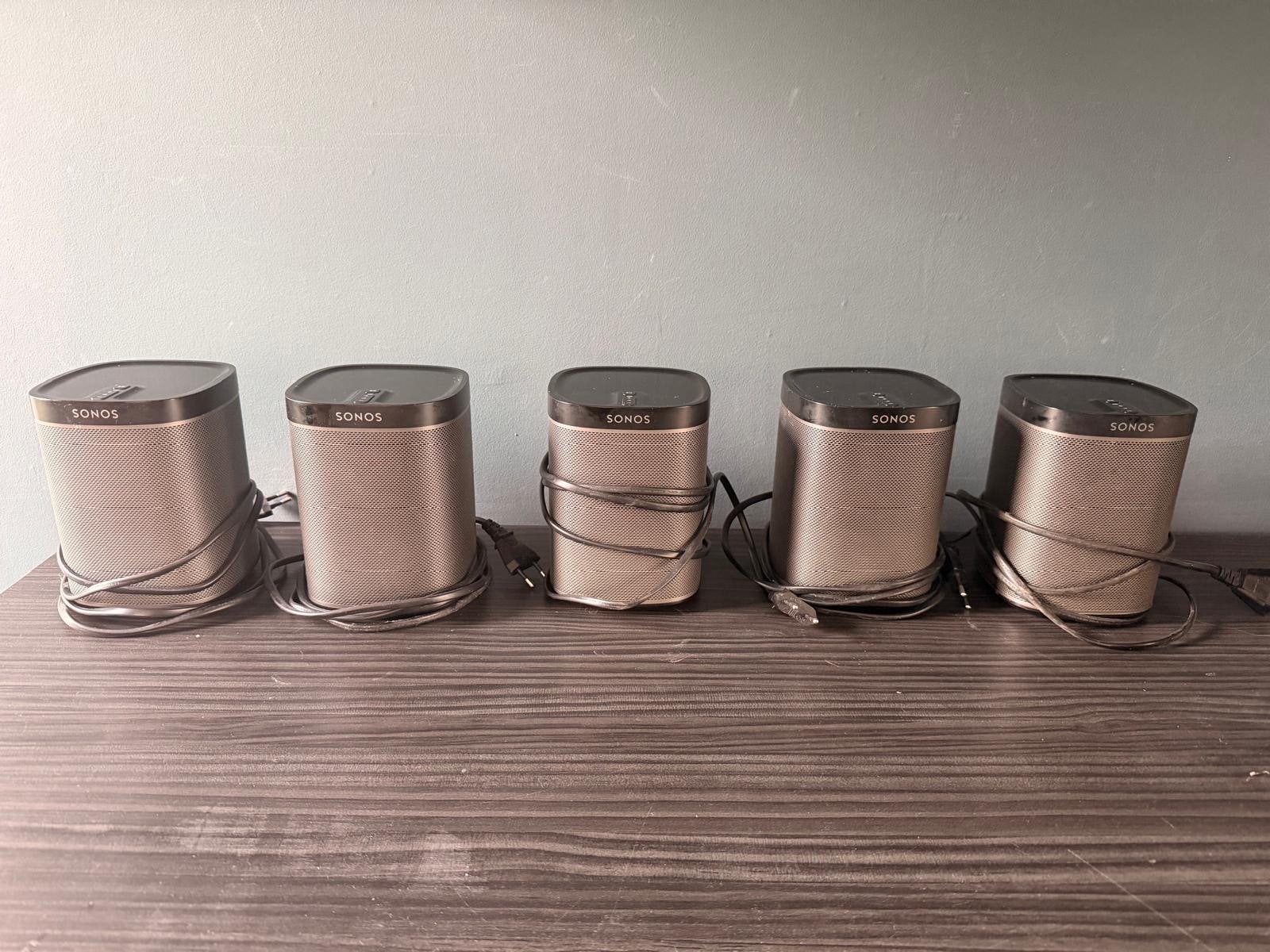 5x Sonos Play:1 Boxen - Draadloze Smart Speakers, Ophalen, Slimme speaker, Gebruikt, WiFi