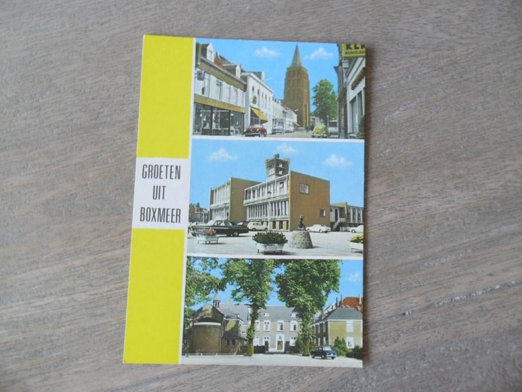 Boxmeer, kerk/auto 1977, Verzenden, 1960 tot 1980, Ongelopen, Noord-Brabant