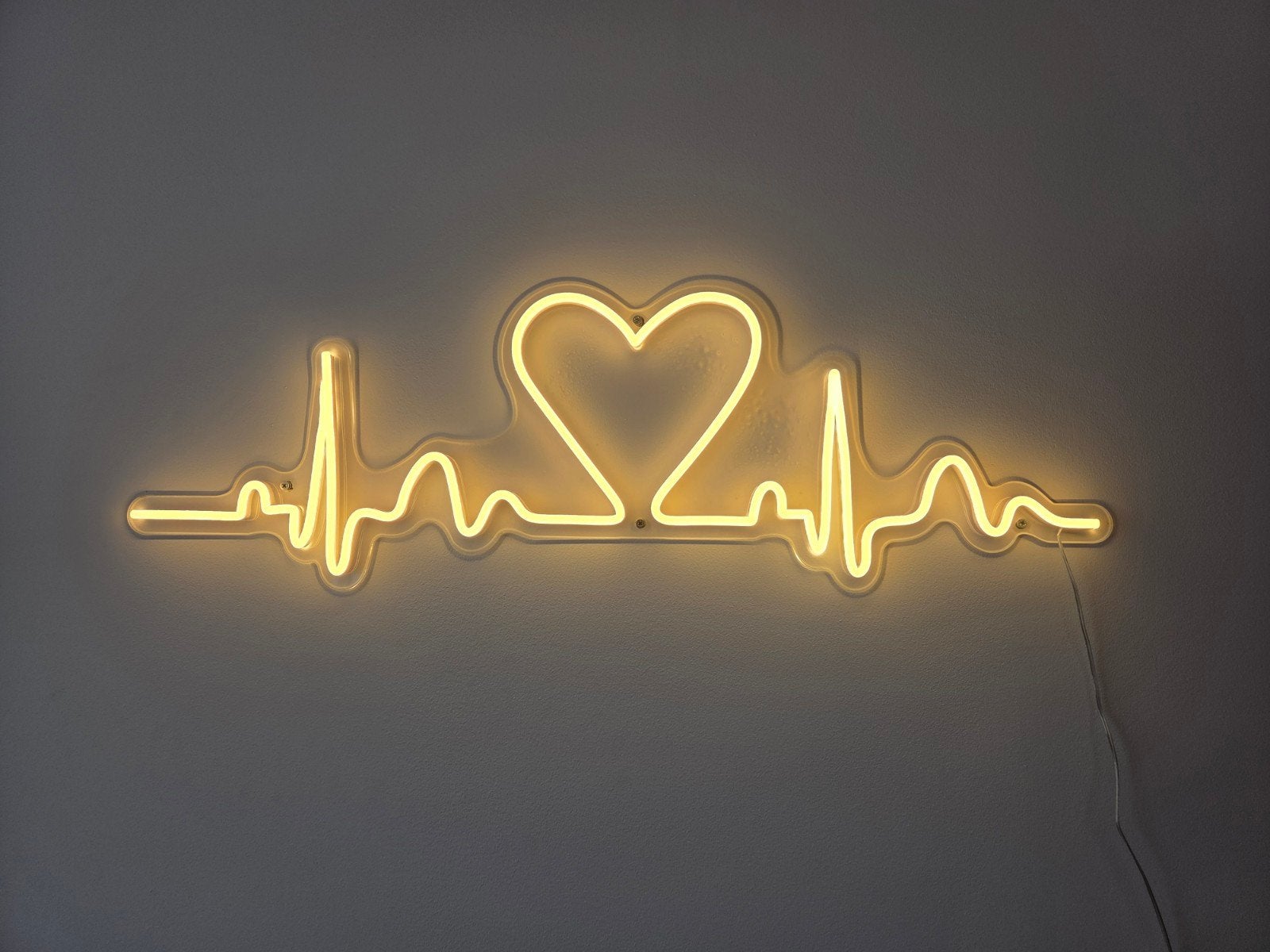 Neon lamp, Ophalen of Verzenden, Zo goed als nieuw, Wandlamp, LED