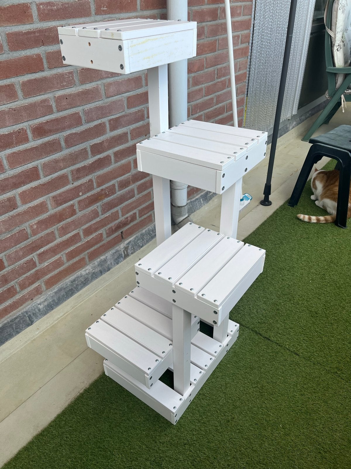Katten klimtoren, Ophalen, Nieuw