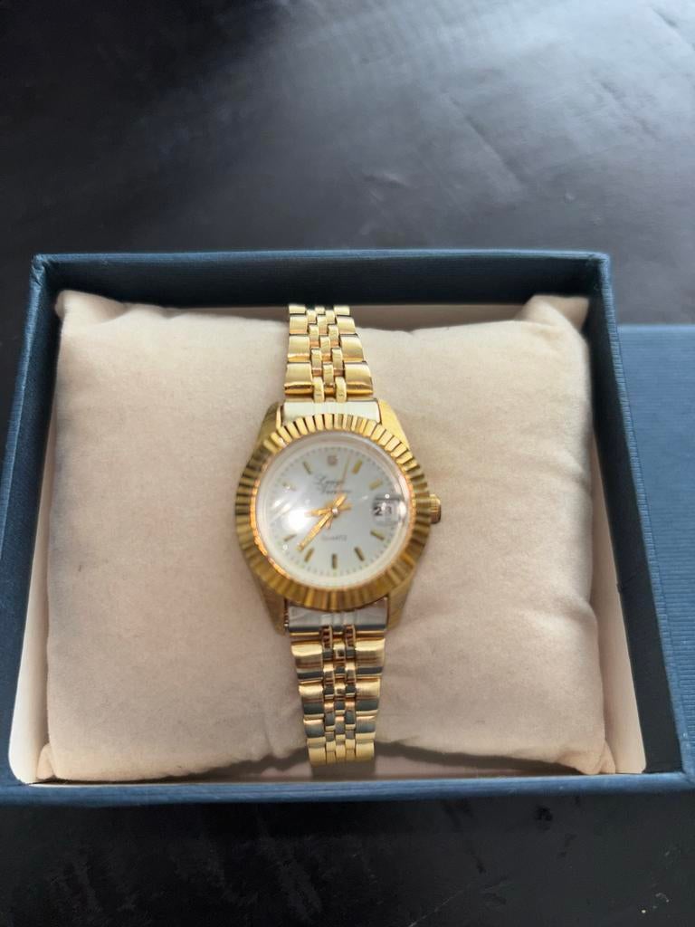 Elegant Dames Horloge - Goudkleurig Polshorloge, Overige merken, Polshorloge, Ophalen of Verzenden, Zo goed als nieuw