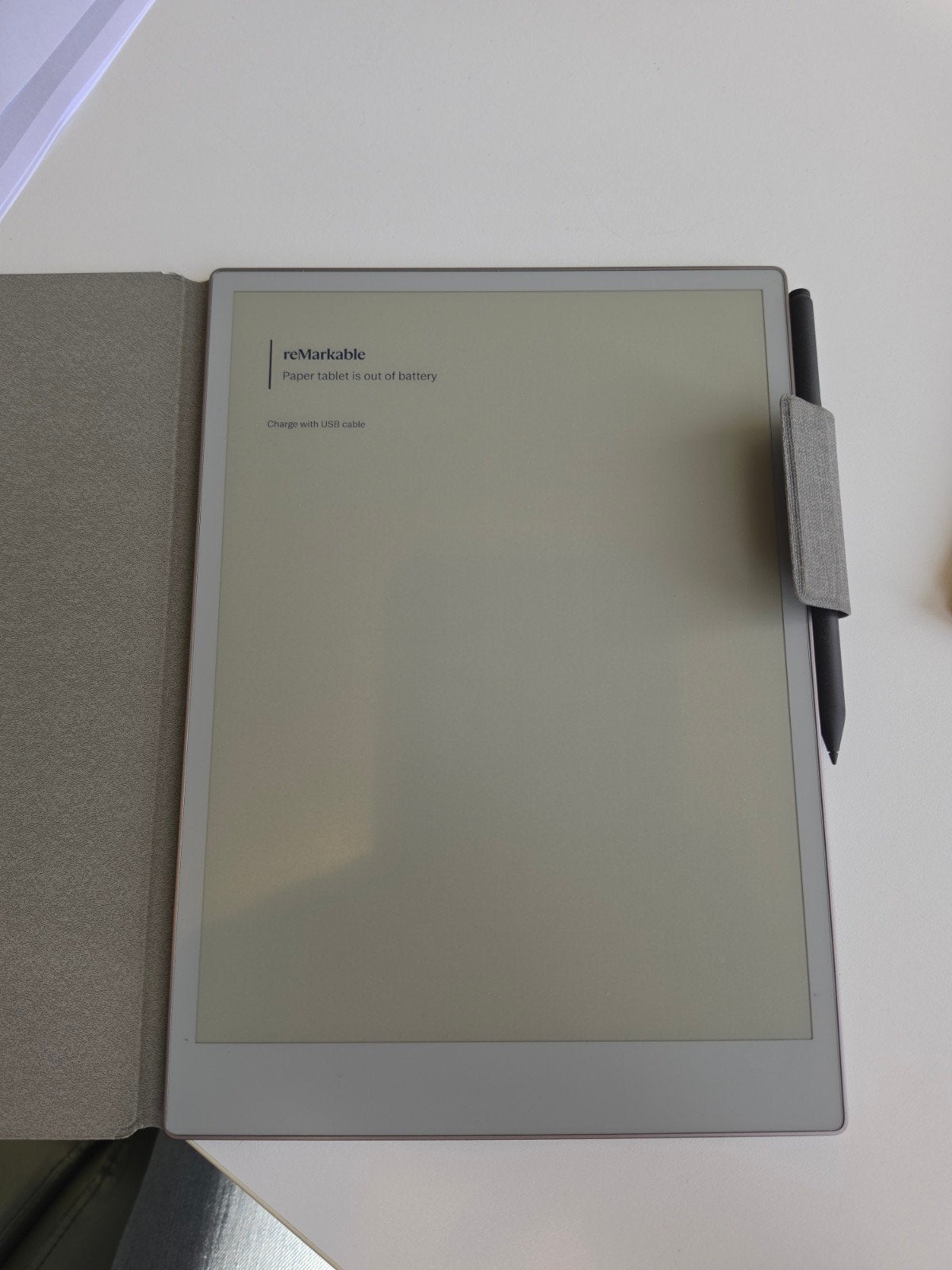reMarkable 2 Pro Paper Tablet met Marker Plus en Folio, ReMarkable, 8 GB, Ophalen of Verzenden, Zo goed als nieuw