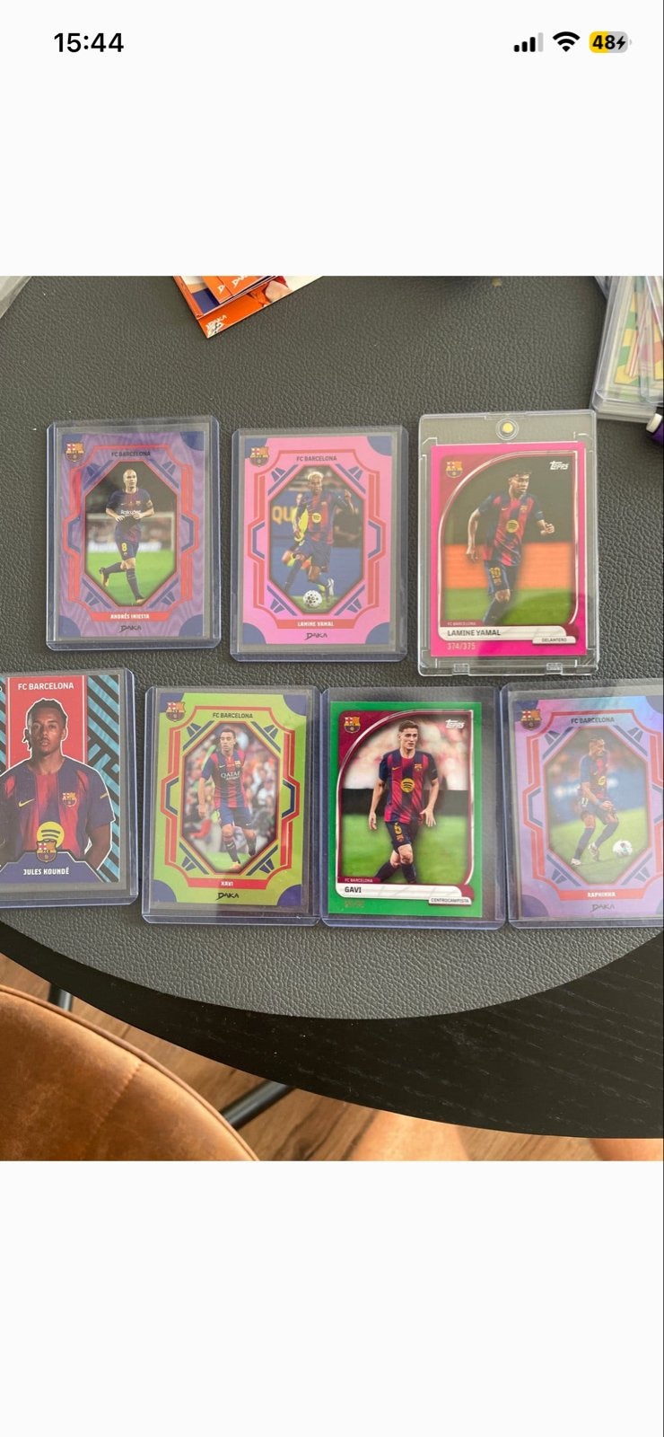 FC Barcelona Topps Genummerd, Ophalen of Verzenden, Zo goed als nieuw, Buitenlandse clubs, Spelerskaart