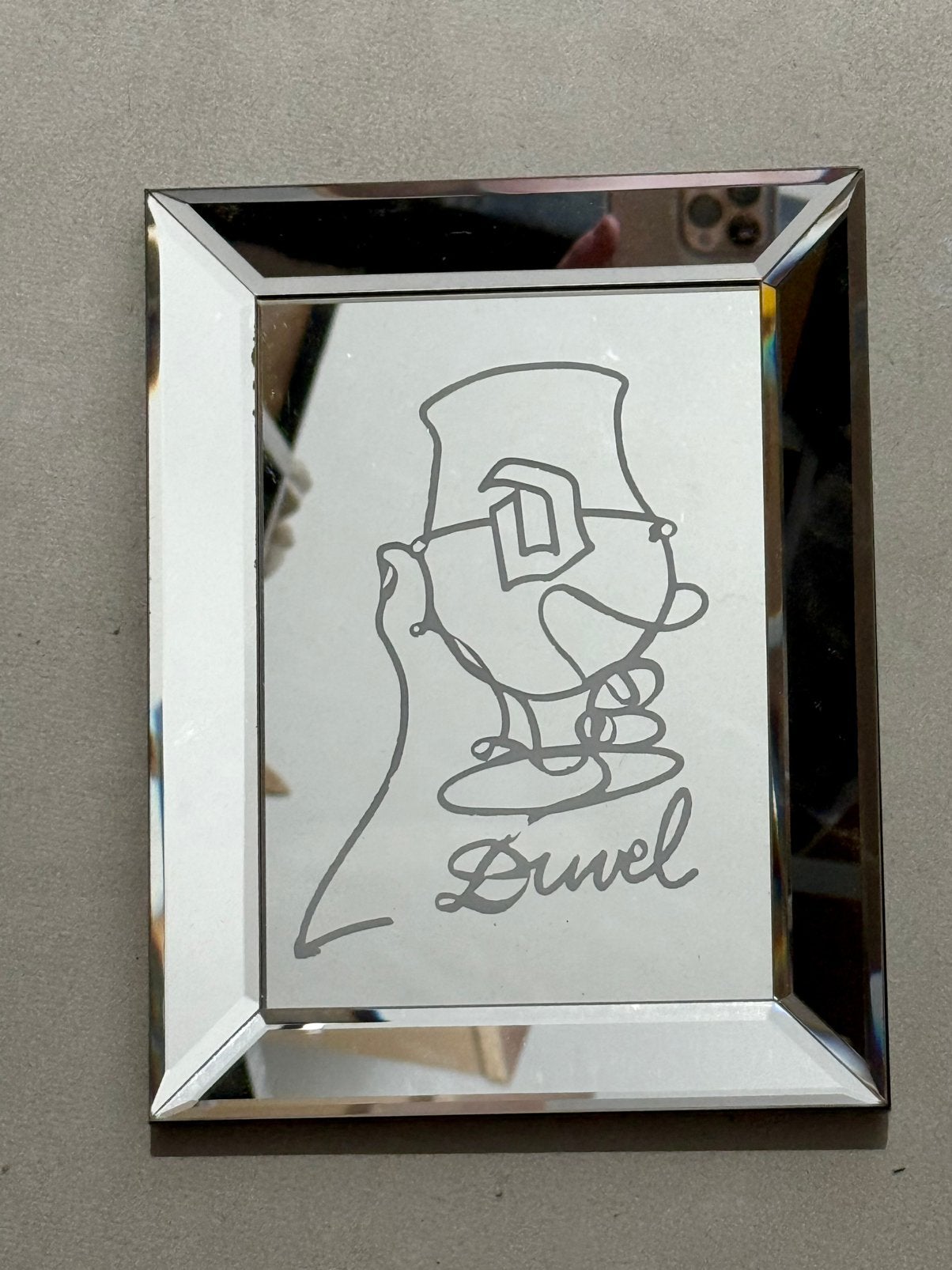 Duvel - ‘Spiegel’, Verzamelen, Ophalen of Verzenden, Zo goed als nieuw, Overige typen, Duvel