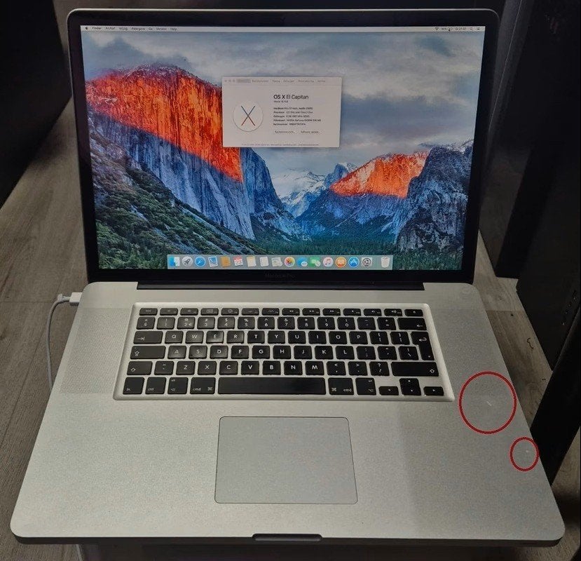Apple MacBook Pro 17": 2.8GHz (mid 2009), Gebruikt, 2 tot 3 Ghz, Qwerty, 17 inch
