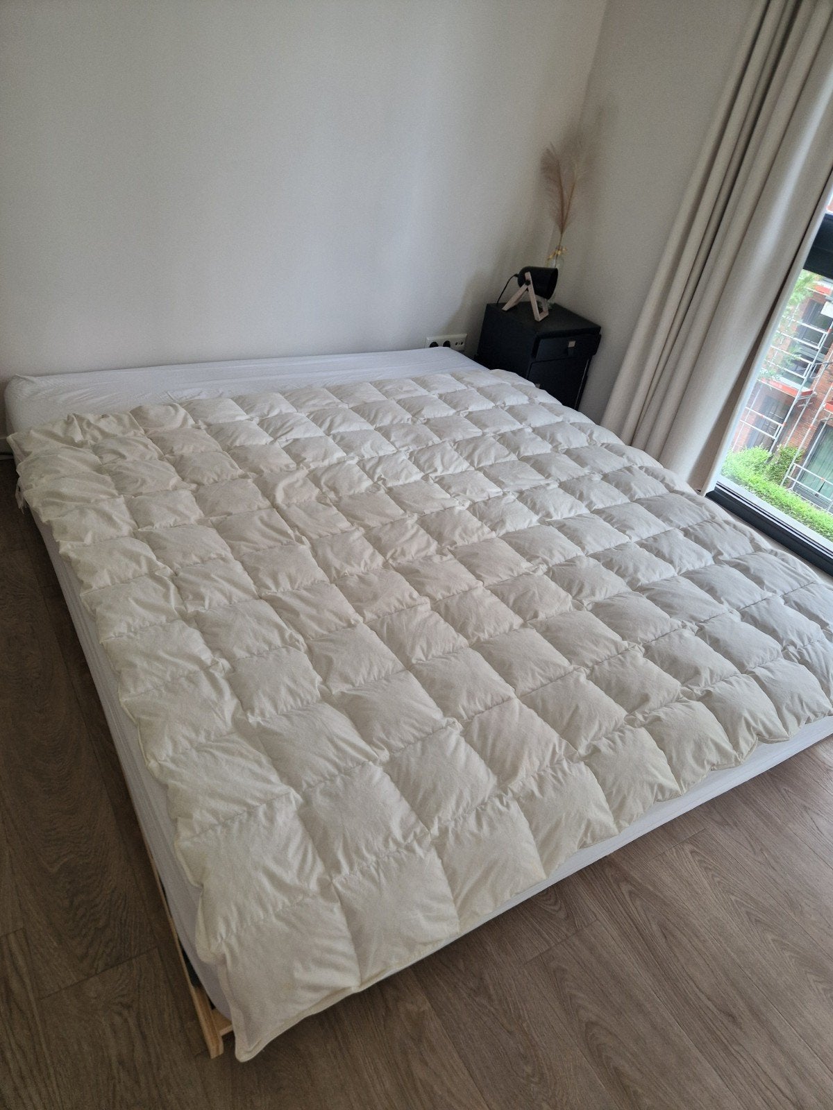 Artic Safanne donzen dekbed 200x200, Ophalen, Gebruikt, Wit, Tweepersoons