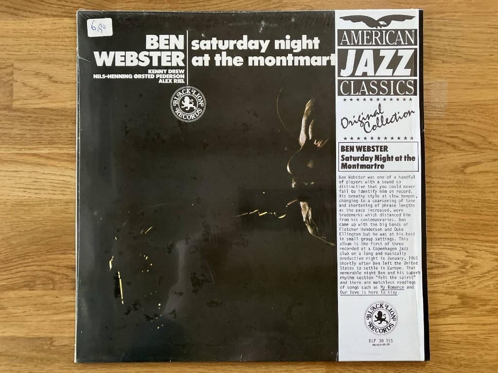 Ben Webster / Saturday Night At The Montmartre, Cd's en Dvd's, 1960 tot 1980, Overige formaten, Ophalen of Verzenden, Zo goed als nieuw
