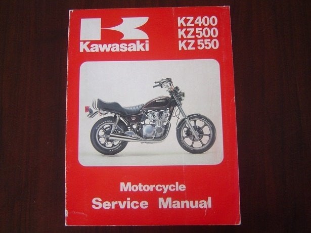 Kawasaki KZ400 KZ500 KZ550 1979-1981 service manual, Motoren, Handleidingen en Instructieboekjes, Ophalen of Verzenden, Kawasaki