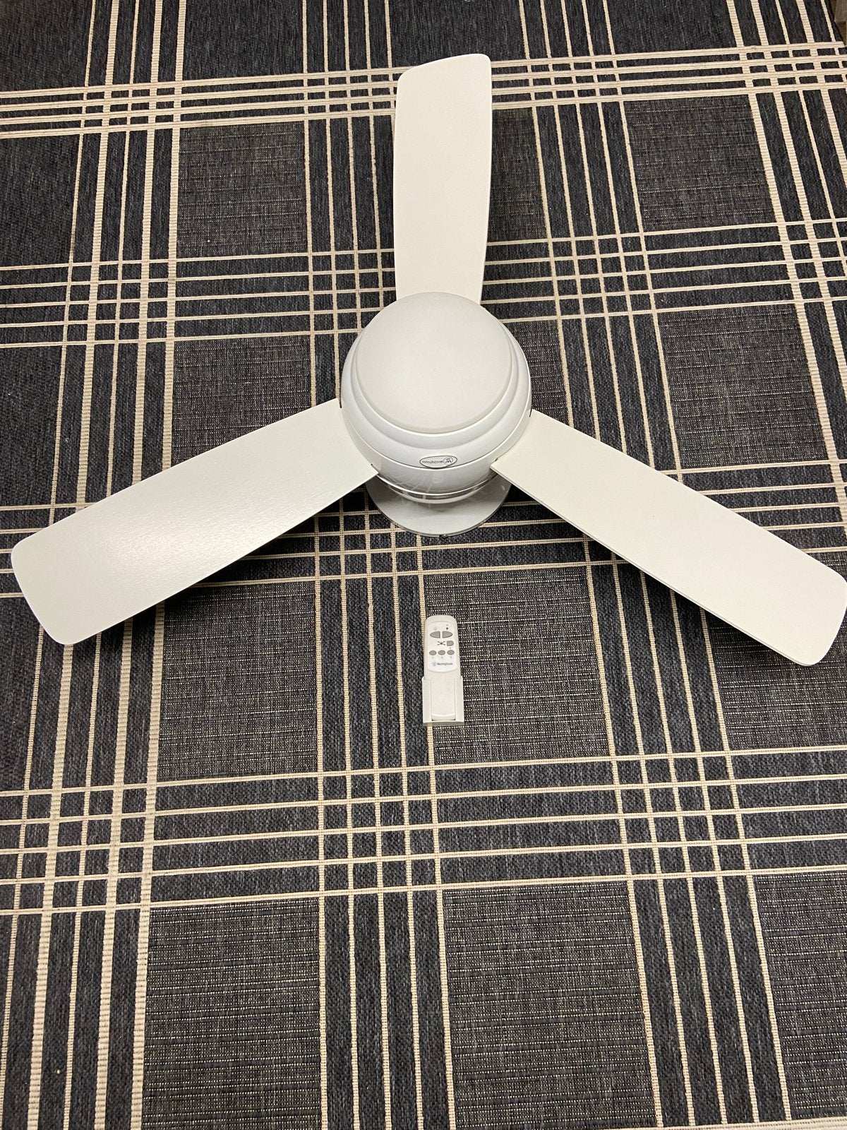 Westinghouse Plafondventilator met 3 standen, lamp en afstan, Witgoed en Apparatuur, Ventilatoren, Ophalen of Verzenden, Ventilator met afstandsbediening