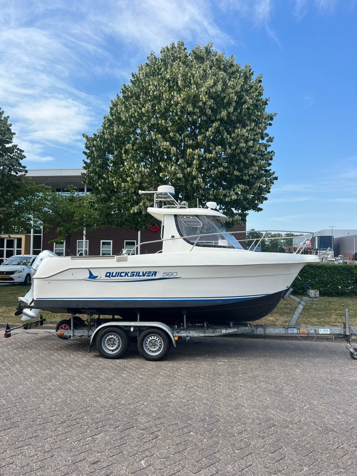 QuickSilver 560 Pilothouse bj 2002 zonder trailer en motor, Gebruikt, Info@boatdeck.nl, 1 cm, Keteldiep 14A