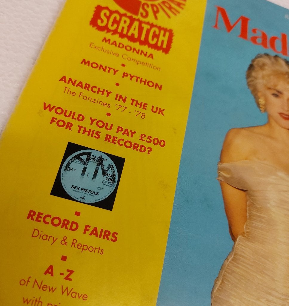 Madonna Magazine 1989 Punk Monthy Python Spriral Scratch 4AD, Gebruikt, Verzenden, NvT, Boek, Tijdschrift of Artikel