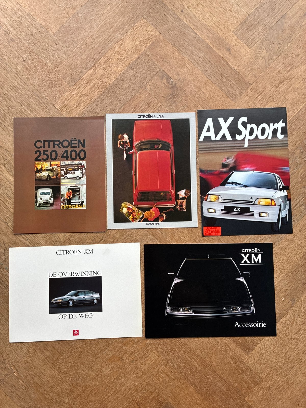 Citroën brochures - 5 stuks (3), Verzenden, Zo goed als nieuw, Citroën