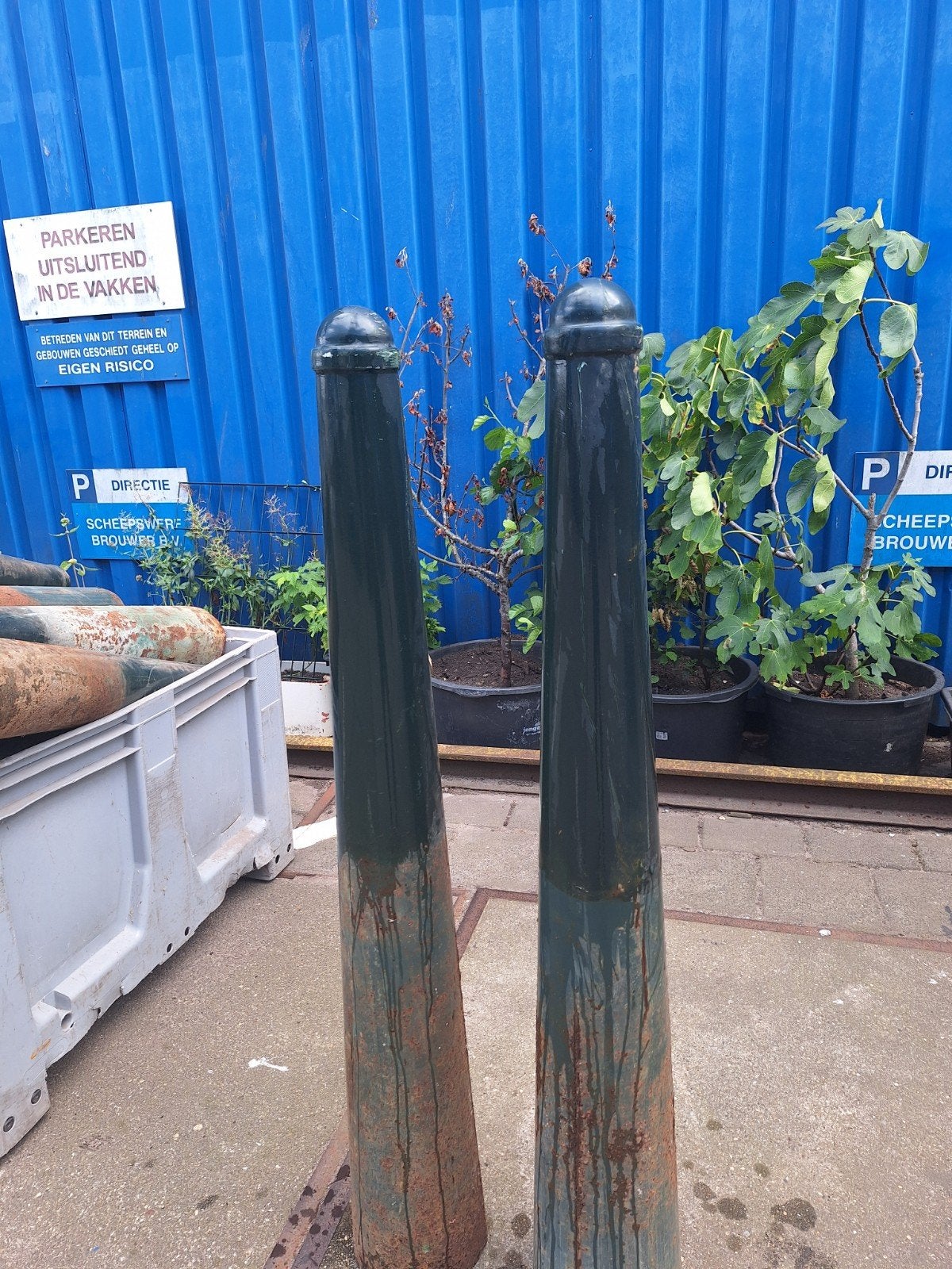 Amsterdammertje paal paaltje staal afzetpaal, Ophalen, Minder dan 180 cm, Palen