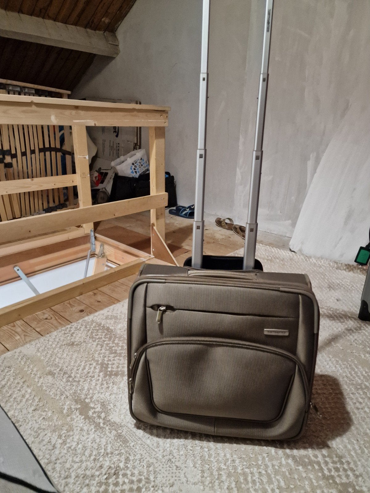 Handbagage koffer met wieltjes en uitschuifbare handgreep, 40 tot 60 cm, Wieltjes, Gebruikt, 20 tot 30 cm