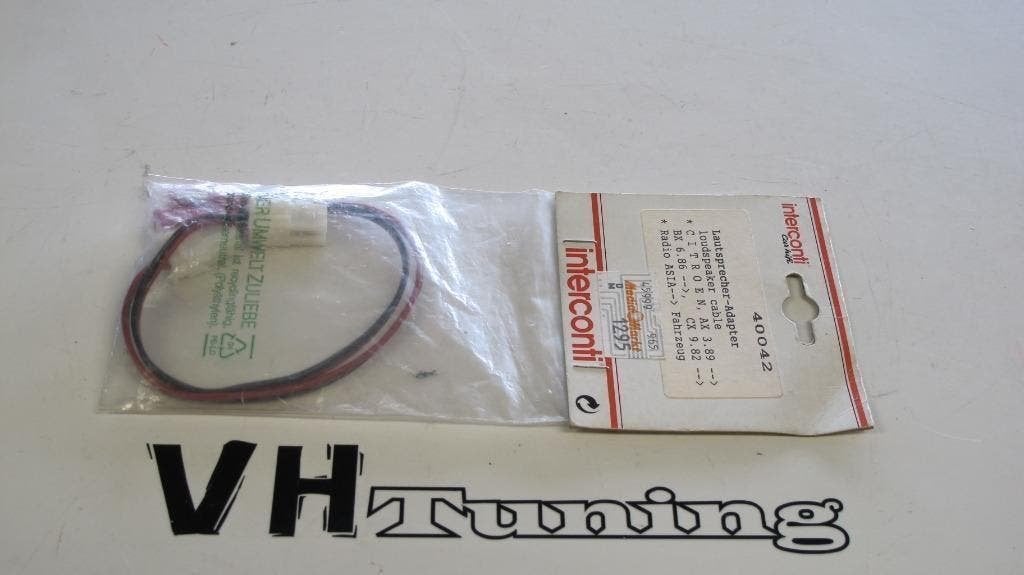 Citroen AX/BX/CX interconti luidspreker adapterkabel 40042, Ophalen of Verzenden, Nieuw