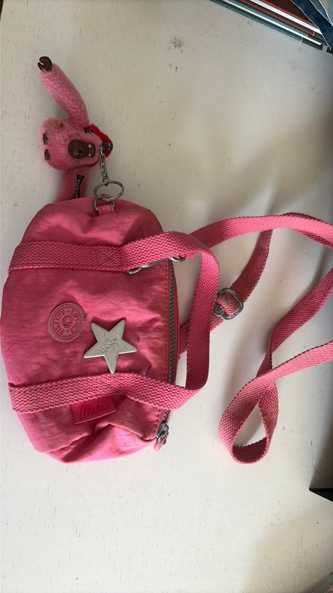 Kipling tasje, Ophalen of Verzenden, Zo goed als nieuw, Roze, Kipling
