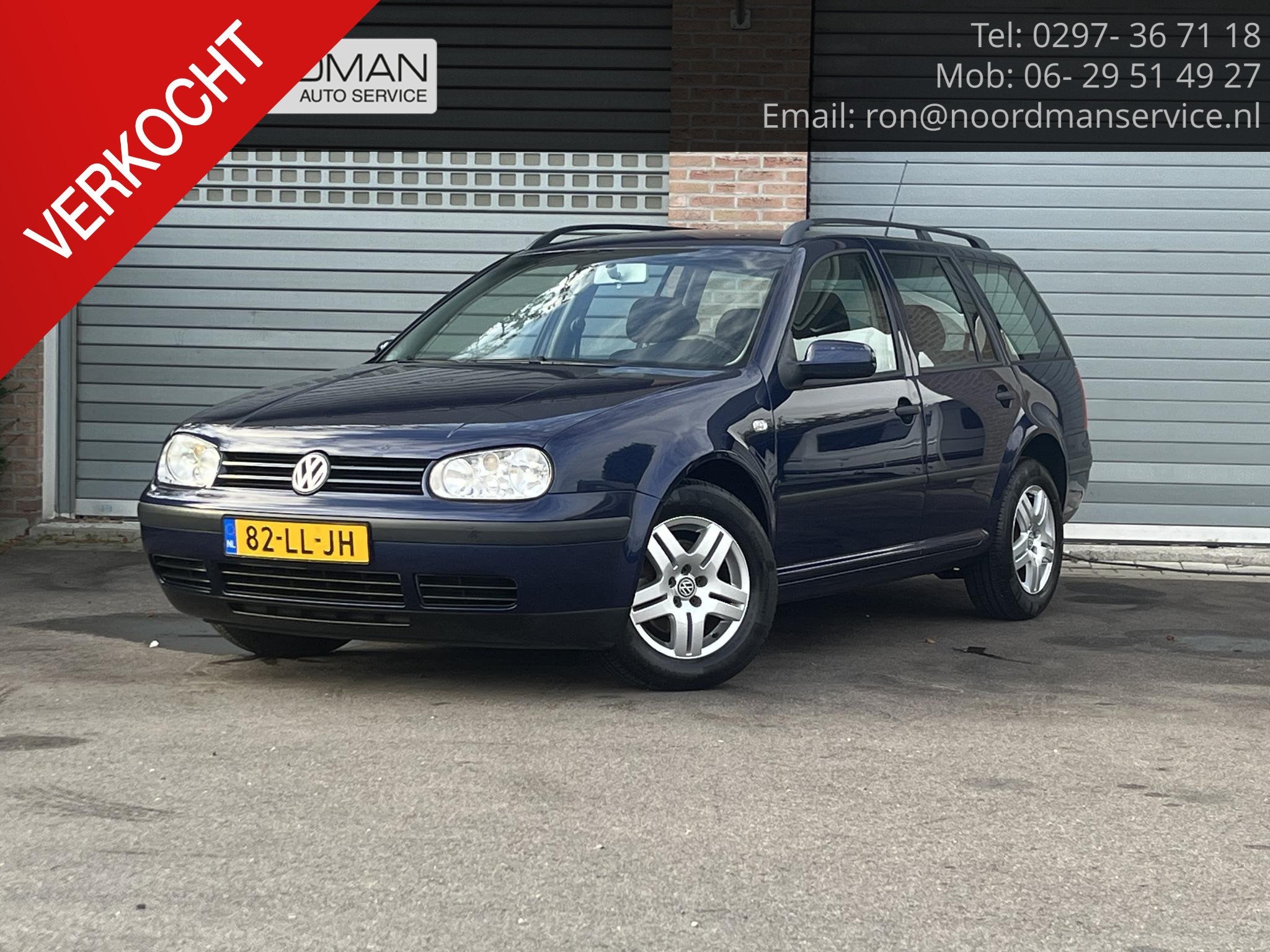 Volkswagen Golf Variant 1.6-16V Comfortline, Auto's, Gebruikt, Zwart, 4 cilinders, Startonderbreker