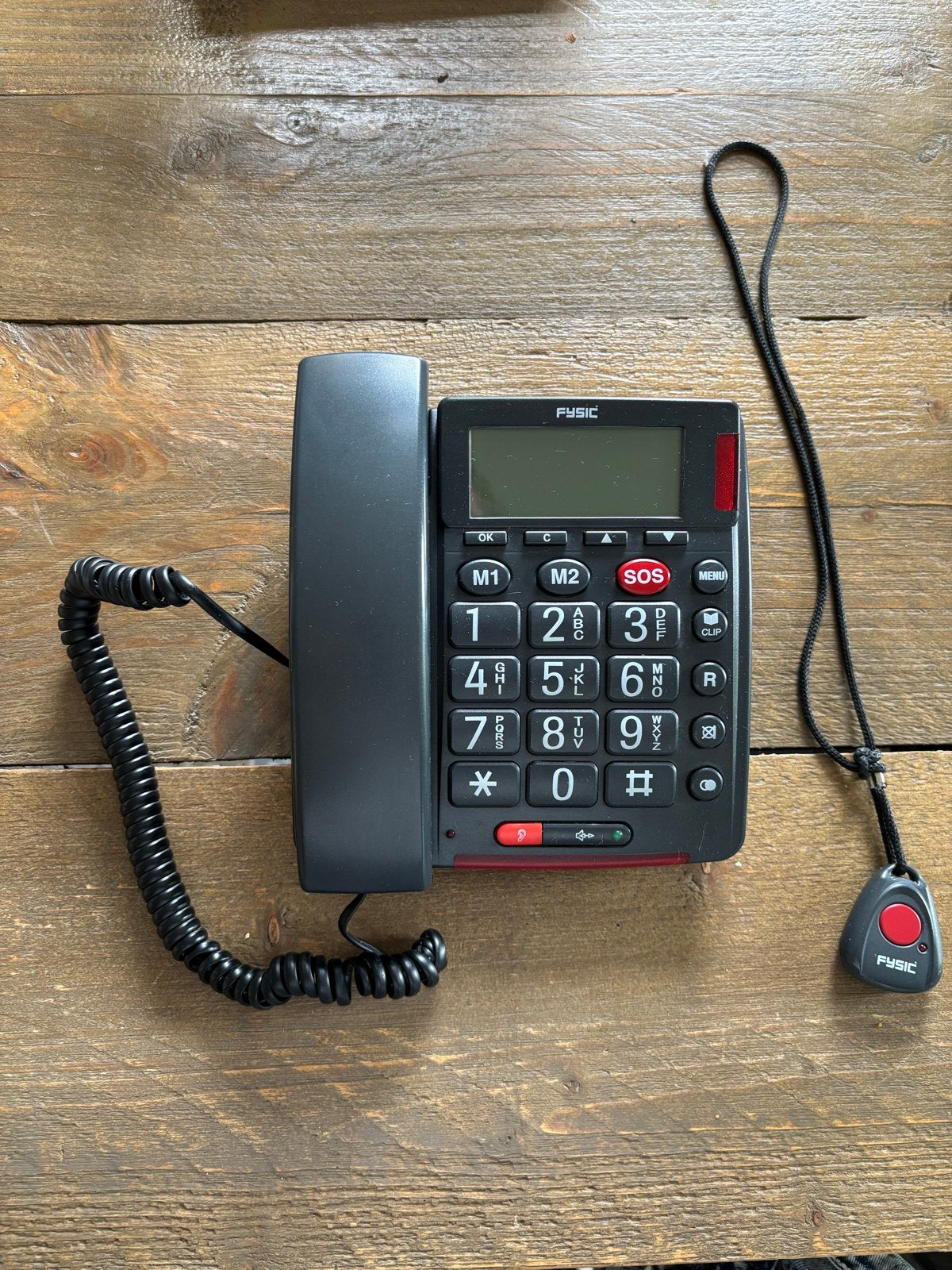 Fysic FX-3850 Seniorentelefoon met alarmknop, Ophalen of Verzenden, Gebruikt, 1 handset
