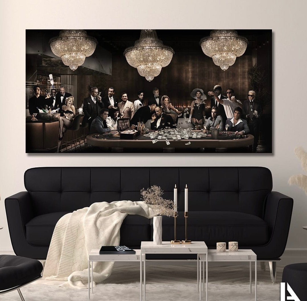 Schilderij Glas - Gangsters Paradise, Antiek en Kunst, Kunst | Schilderijen | Modern, Ophalen