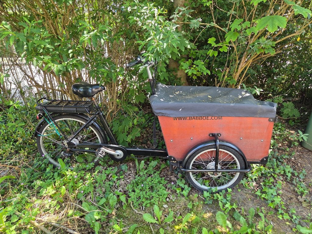 Bakfiets Babboe Big-E, 4 kinderen of meer, Gebruikt, Elektrisch, Trommelrem