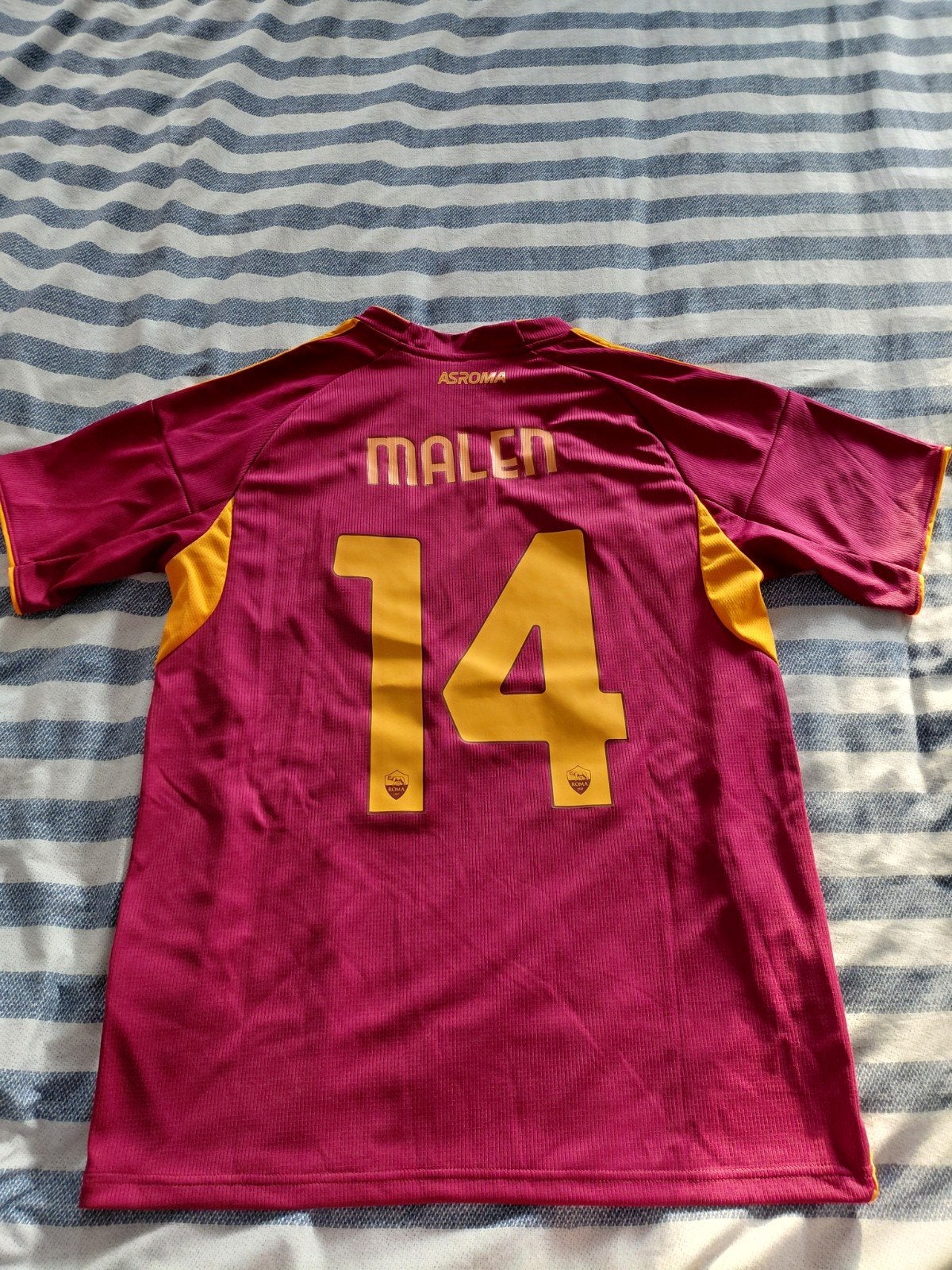 AS Roma 2025/2026 thuisshirt Malen maat M, Maat M, Verzenden, Nieuw, Shirt