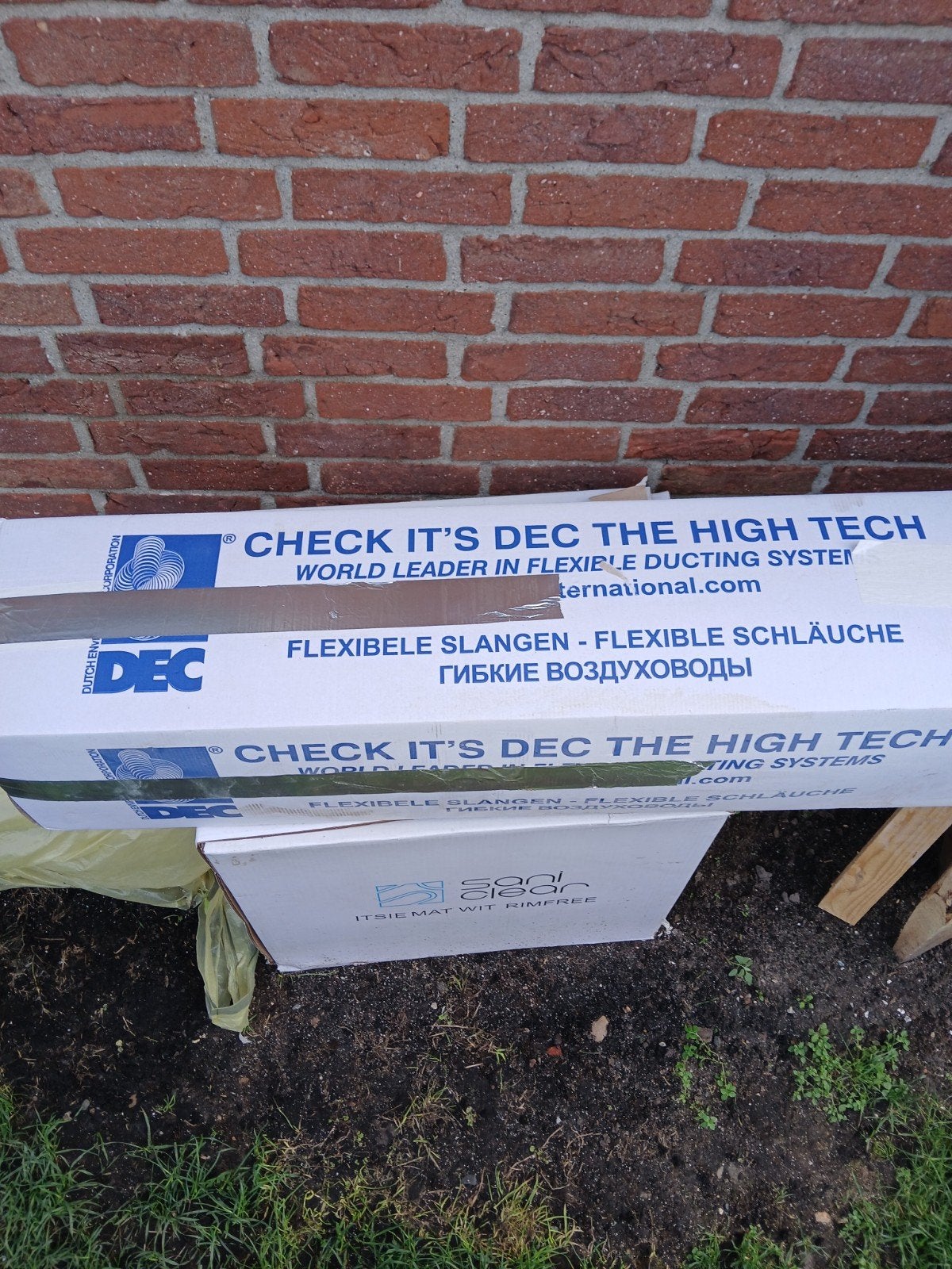 Geïsoleerde afvoer/aanzuigslang 150/200mm voor boiler, Ophalen, Nieuw