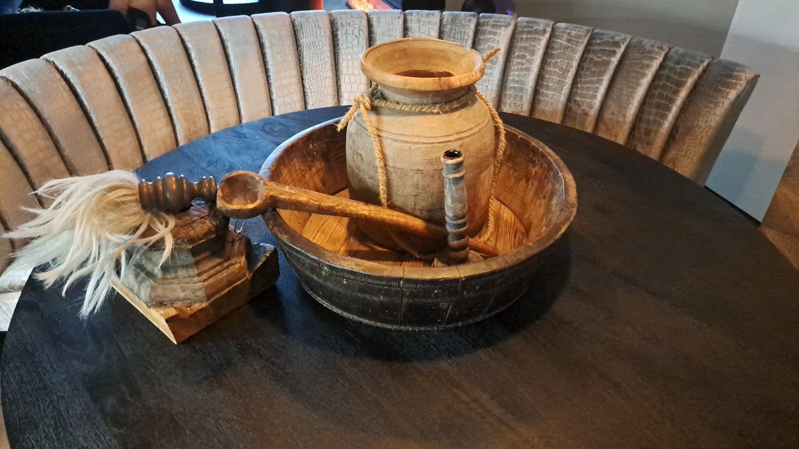 Te Koop: Prachtige Authentieke Landelijke Decoratieset (Wabi, Ophalen, Zo goed als nieuw, Hout
