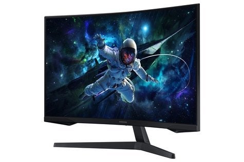 €100: Samsung S32CG552EU 82cm (32”) curved monitor, Ophalen, HDMI, 3 tot 5 ms, Curved