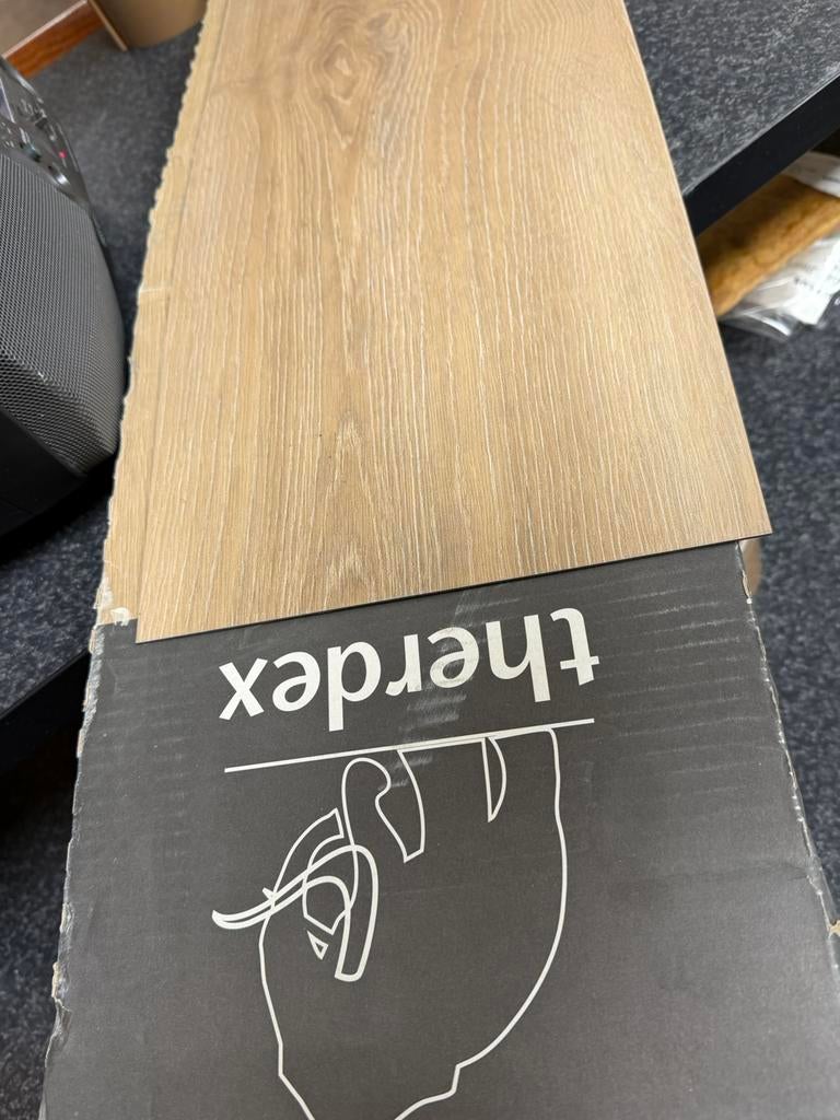 RESTANT PVC PLAK THERDEX  5.25 mtr/2, Huis en Inrichting, Stoffering | Vloerbedekking, Ophalen, Overige typen, Nieuw, Minder dan 10 m²