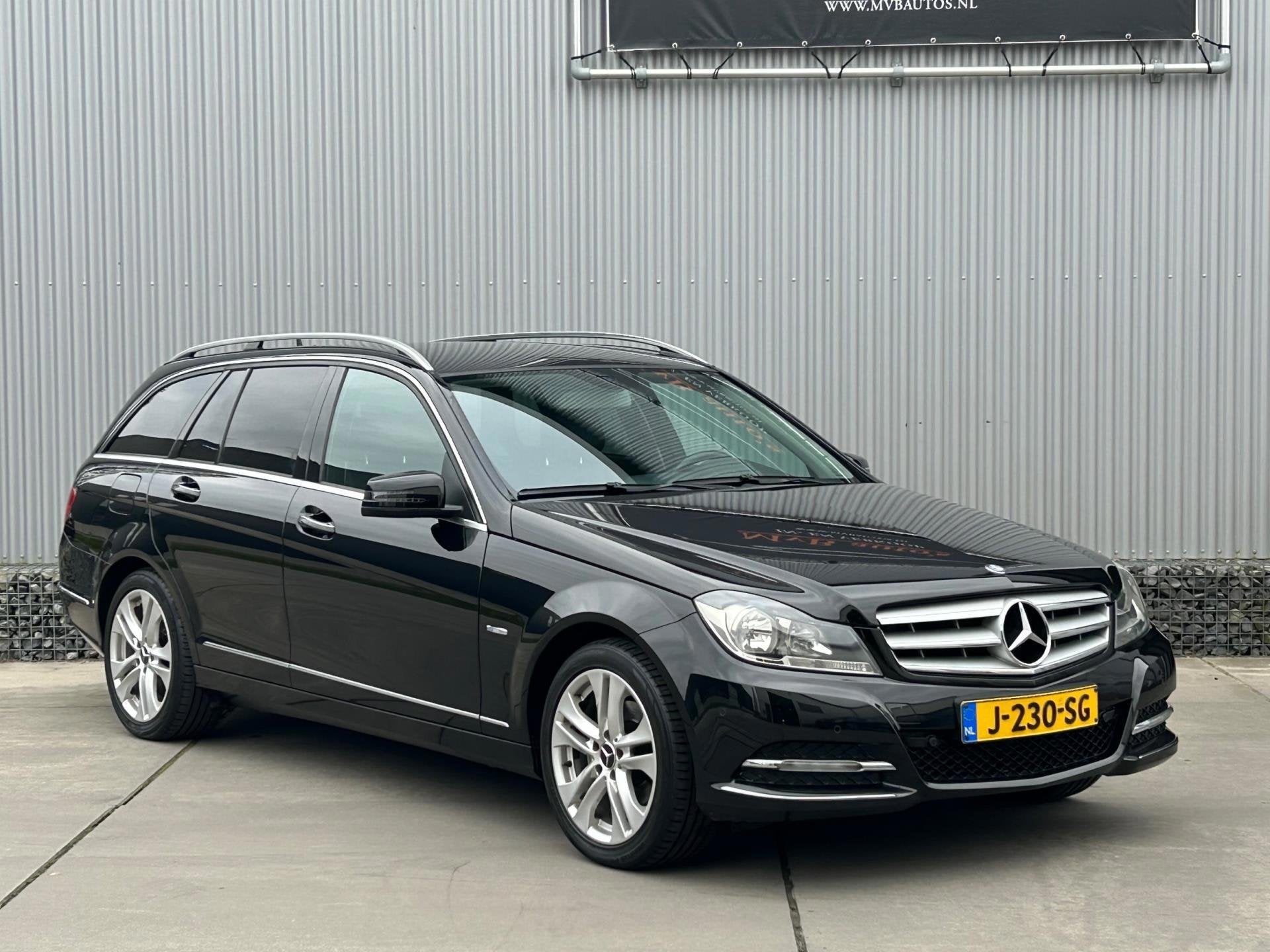 Mercedes-Benz C-klasse Estate 180 Business Class Avantgarde,, Auto's, Mercedes-Benz, Euro 5, Achterwielaandrijving, Zwart, Automatische klimaatregeling