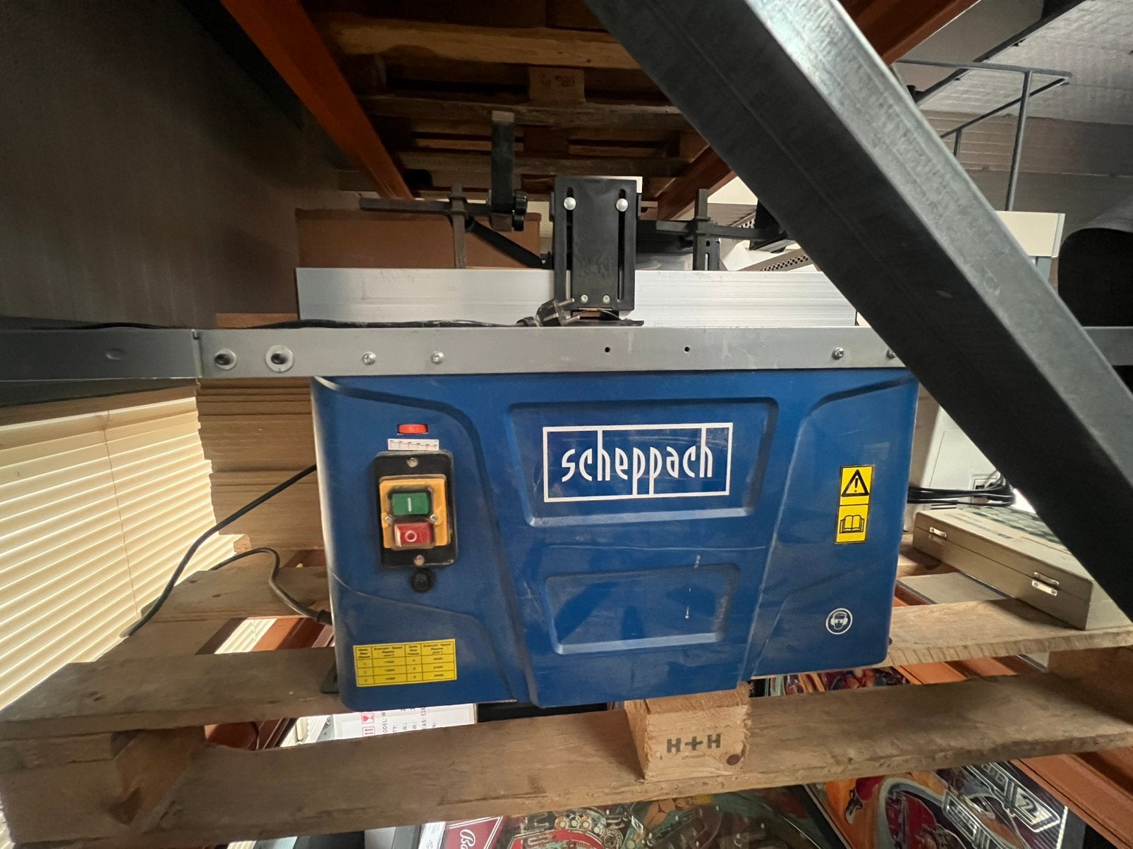Scheppach Tafelfrees HF50 1500W 230V, Doe-het-zelf en Verbouw, Ophalen, Tafelfrees, 70 mm of meer, Zo goed als nieuw