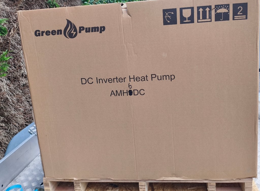6 Kw Monoblock Warmtepomp GreenPump AMH6DC R290, Ophalen, Overige typen, Zo goed als nieuw, 60 tot 150 cm