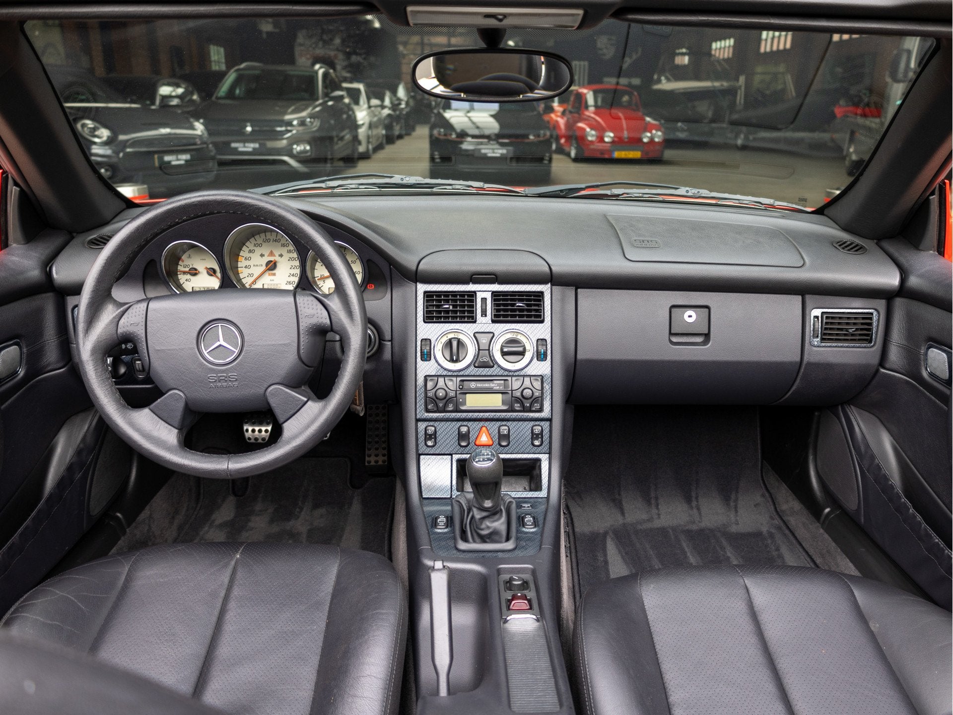 Mercedes-Benz SLK 200 *Topstaat | Hardtop | Leder | Stoelver, 1998 cc, Zwart, Cabriolet, Bedrijf