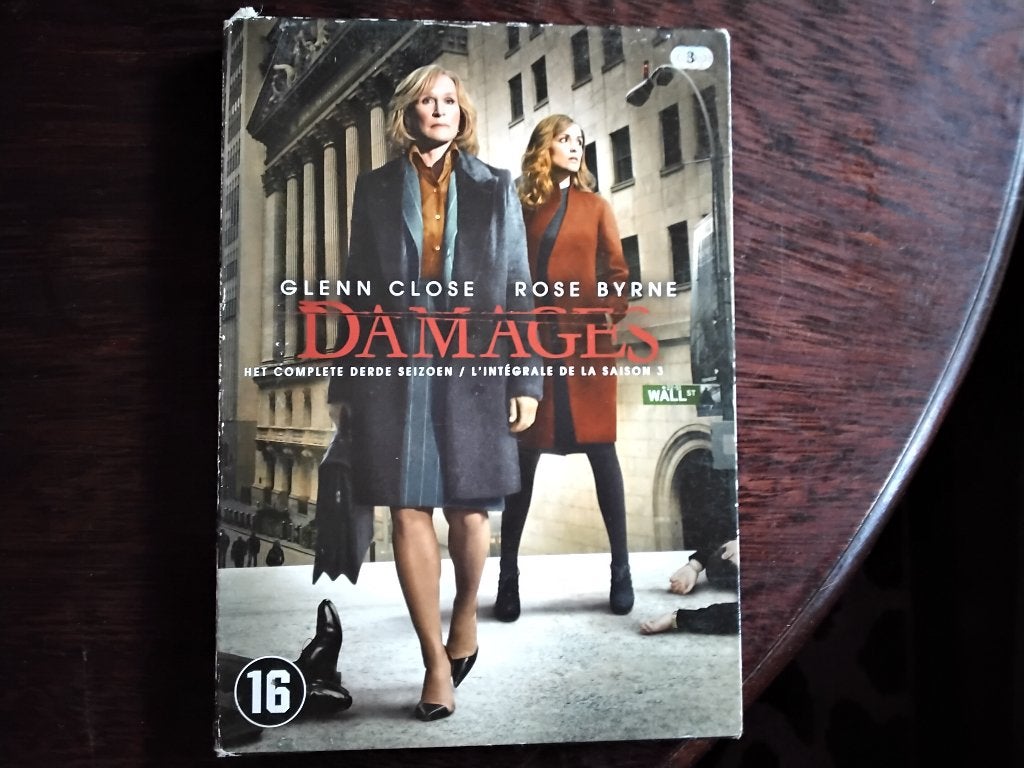 Damages seizoen 3 compleet, 3disk, origineel, Cd's en Dvd's, Engels, Vanaf 16 jaar, Nederlands, Ophalen of Verzenden