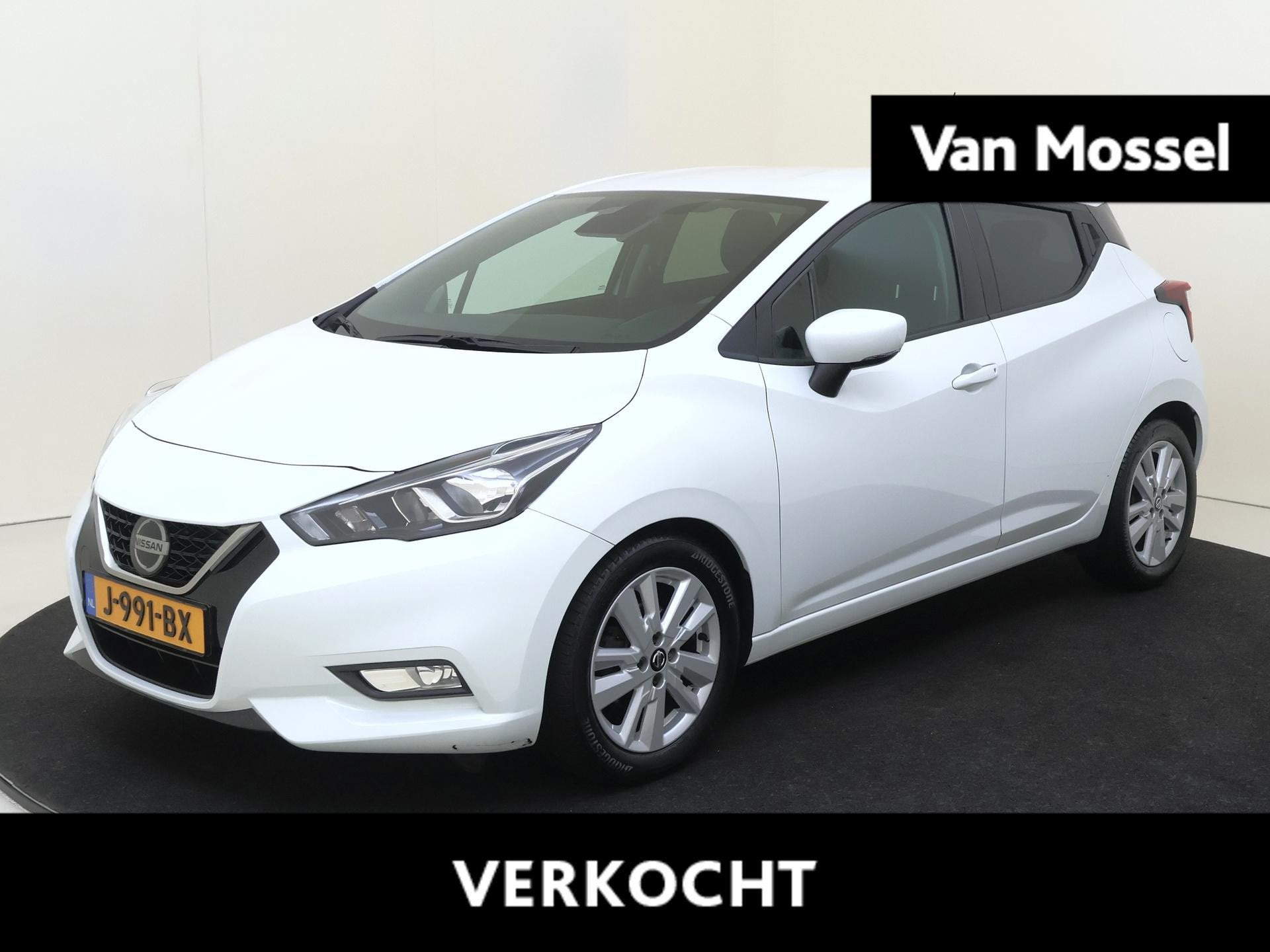 Nissan Micra 1.0 IG-T N-Connecta | airco | Apple Carplay/And, Euro 6, 1055 kg, Wit, Origineel Nederlands