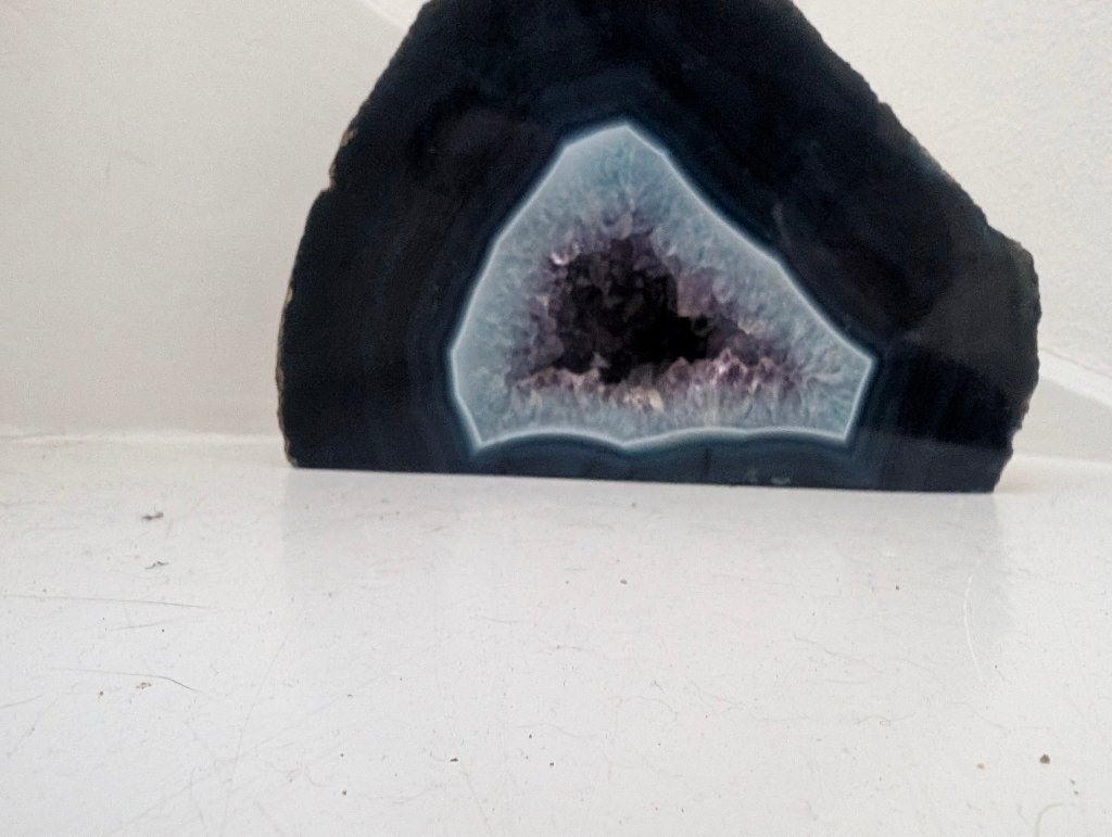 Prachtige Amethist Geode - Decoratief Mineraal, Ophalen of Verzenden, Mineraal