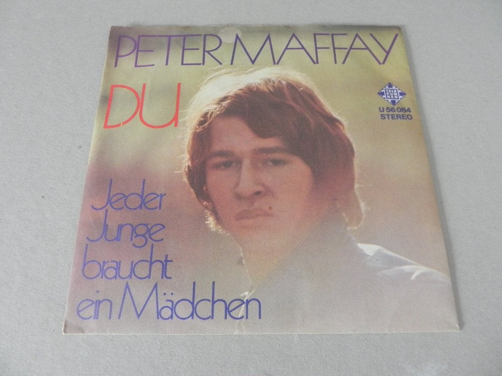 Vinyl single van Peter Maffay: Du, Gebruikt, 7 inch, Ophalen of Verzenden, Pop