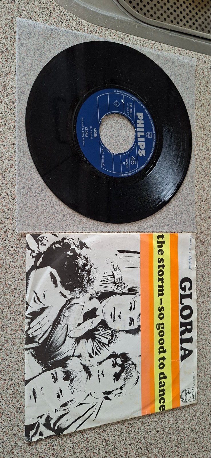 Nederbeat Singel Gloria op Philips Label, Cd's en Dvd's, Vinyl Singles, Ophalen of Verzenden, Gebruikt, Overige formaten