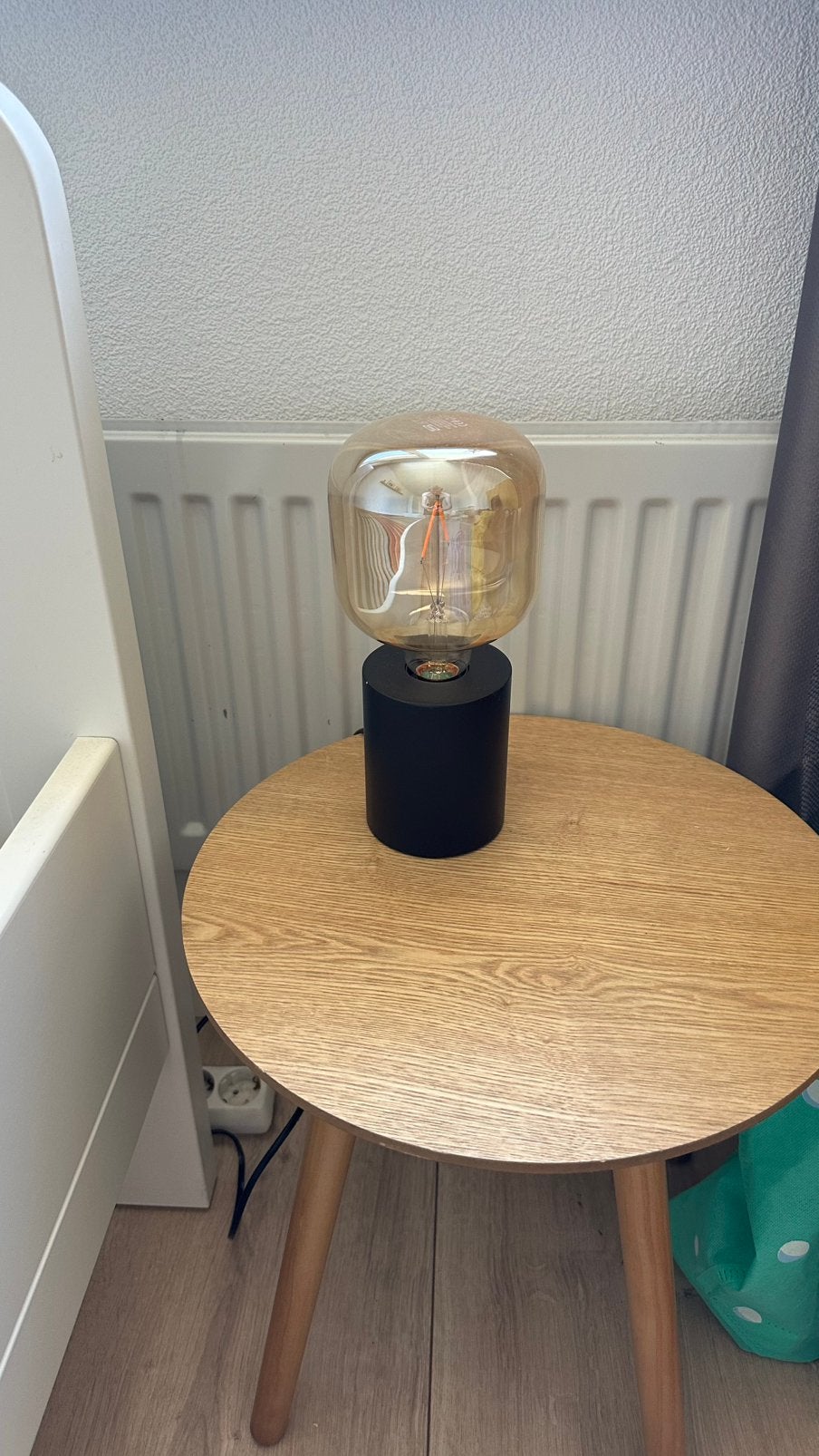 Ikea tafellamp zwart, Huis en Inrichting, Lampen | Tafellampen, Ophalen, Kunststof, Gebruikt, Klassiek