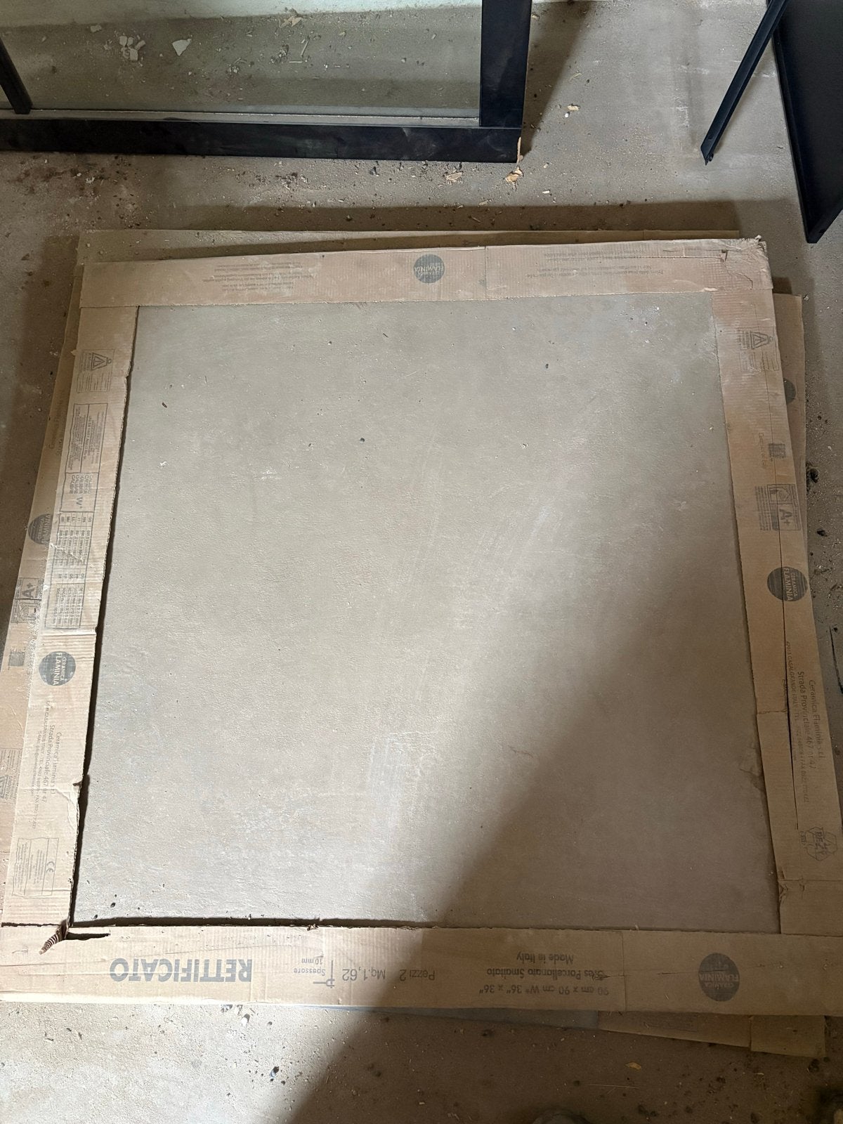 5 stuks grote vloertegels 90x90 cm, Made in Italy, Ophalen, 60 cm of meer, Keramiek, Nieuw
