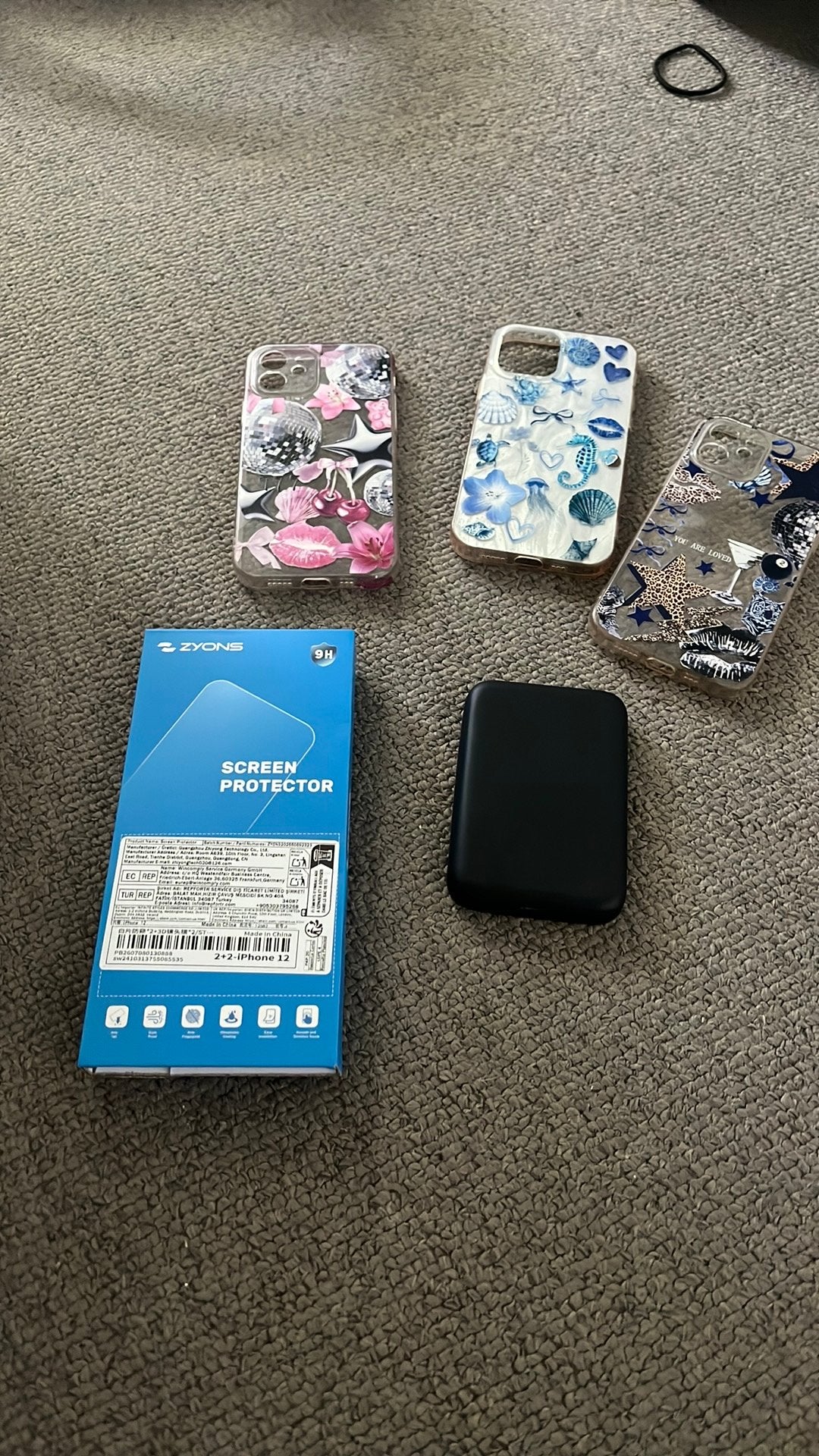 I phone 12 hoesjes /powerbankhoesje/beschermhoesje, Overige modellen, Zwart, Ophalen of Verzenden, Zo goed als nieuw