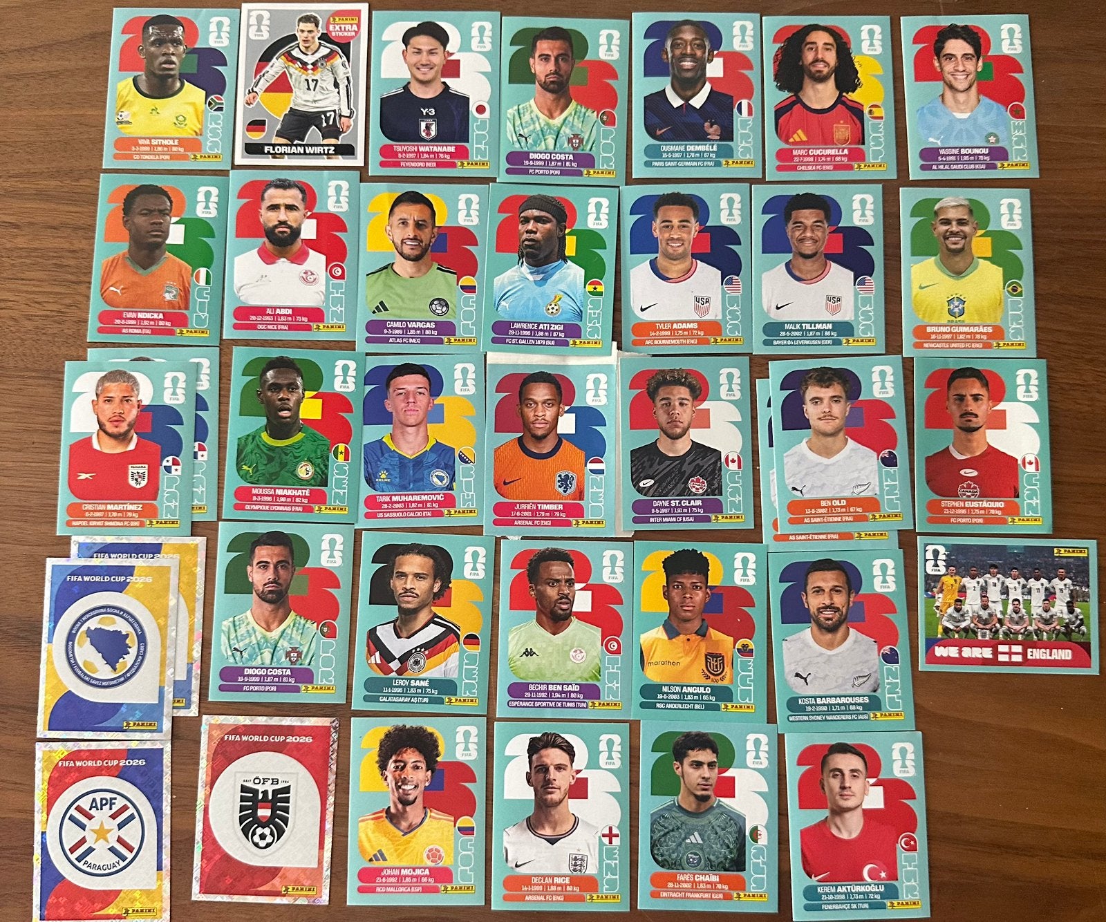 FIFA World Cup 2026 Panini Stickers - Diverse Spelers, Ophalen, Zo goed als nieuw, Overige sporten, Poster, Plaatje of Sticker