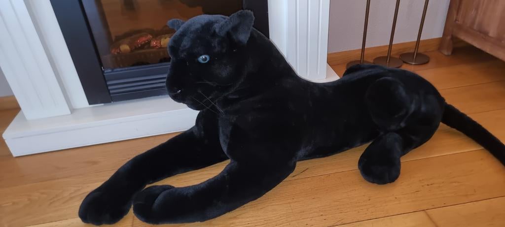 Grote pluche panter knuffel, Ophalen of Verzenden, Zo goed als nieuw, Overige typen