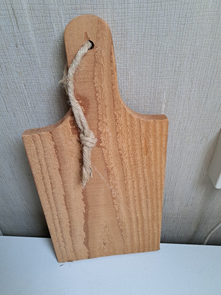 mooie stevige borrelplank nieuw, Ophalen of Verzenden, Nieuw, Rond, Hout