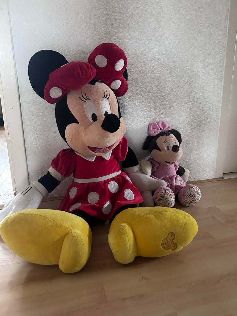 Grote en kleine Minnie Mouse knuffels - Gebruikt, Ophalen, Gebruikt, Disney, Overige typen