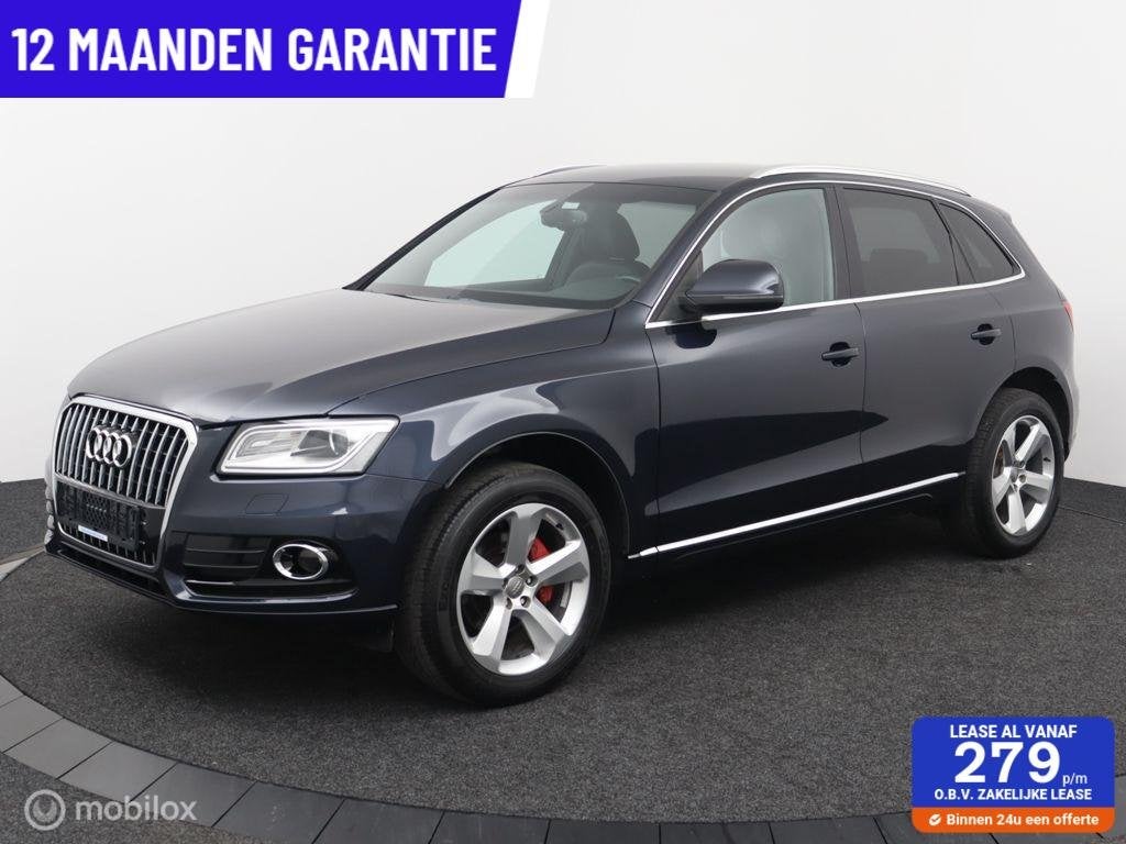 Audi Q5 2.0 TFSI quattro Pro Interieur Extrieur S-Line, Auto's, Audi, Gebruikt, 4 cilinders, Blauw, Bedrijf