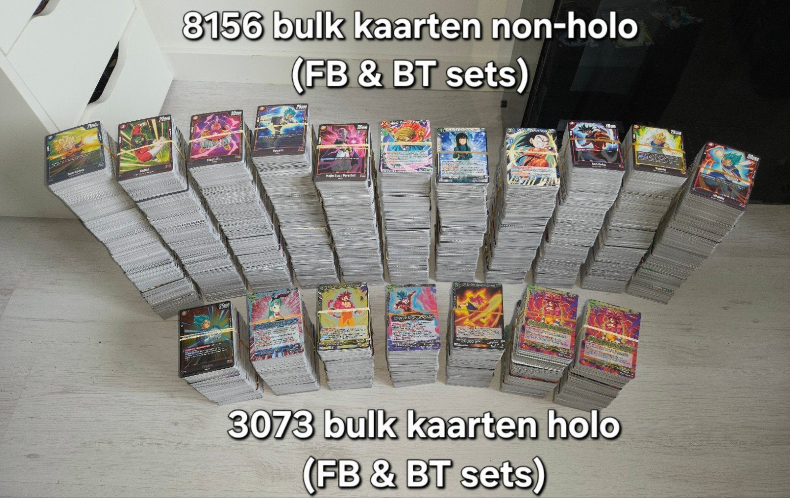 Grote bulk Dragon Ball TCG, Hobby en Vrije tijd, Ophalen of Verzenden, Zo goed als nieuw, Meerdere kaarten