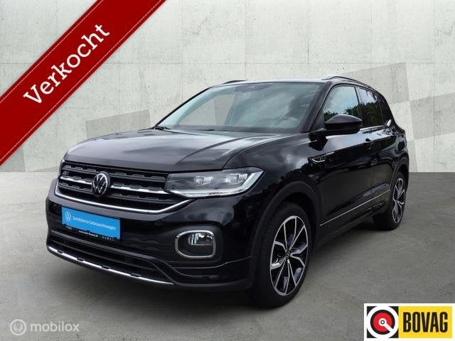 Volkswagen T-Cross 1.0 TSI I R LINE I Camera I LED I 18 Inch, Gebruikt, Zwart, Met garantie (alle), 116 pk